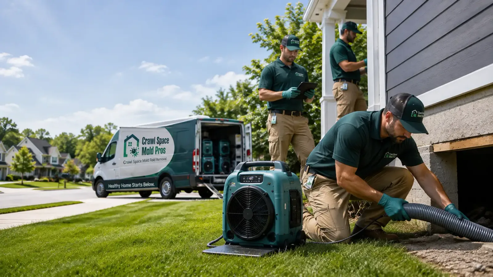 Crawl Space Mold Removal in Beulah, ND